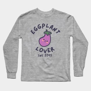 Eggplant Lover Since 2015 Long Sleeve T-Shirt